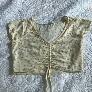 Sunflower crop top